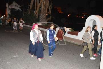 Peregrinación desde San Juan hacia Jinámar. ofrenda, reparto del potaje y festival folclórico (Foto TA y TF)